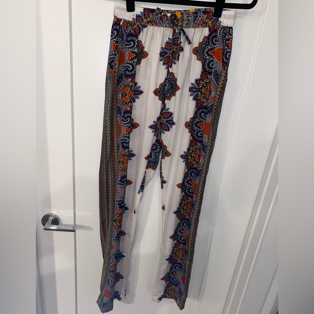 Ornate Print Pants